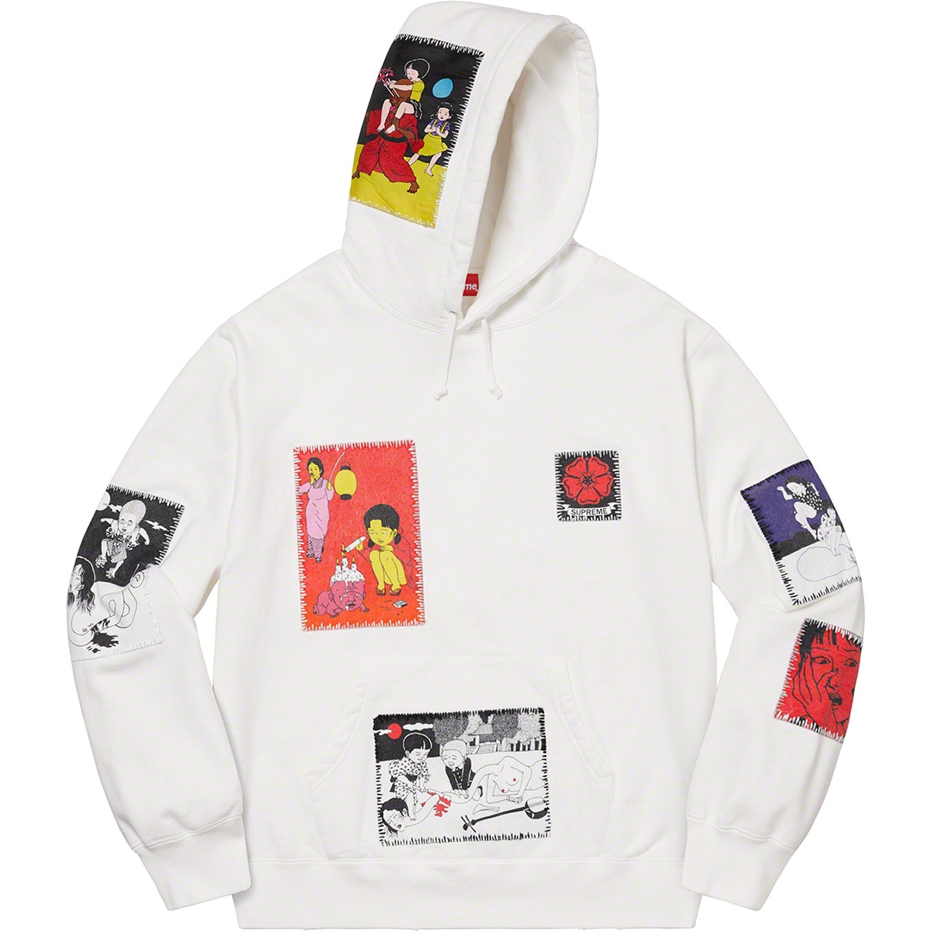 Toshio Saeki/Supreme Hooded Sweatshirt view 20
